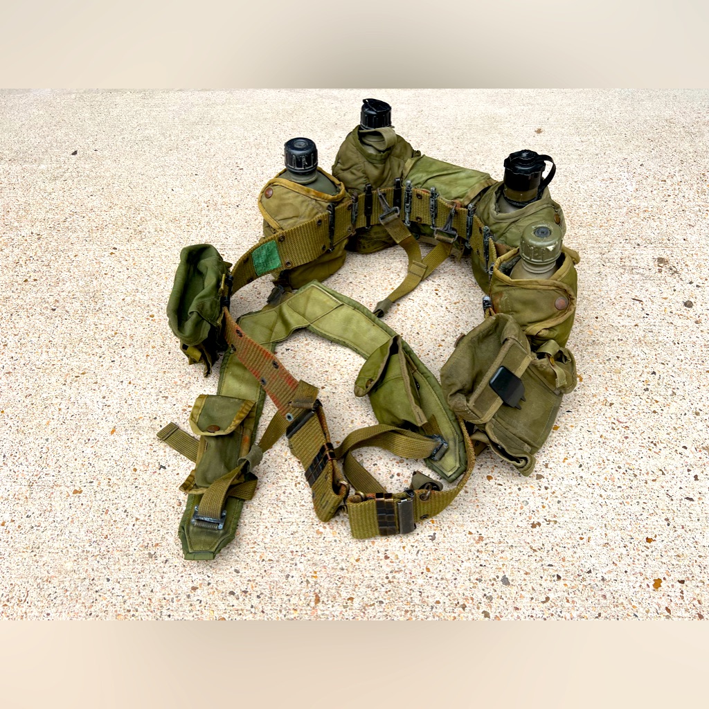 Military Belt With Accessories